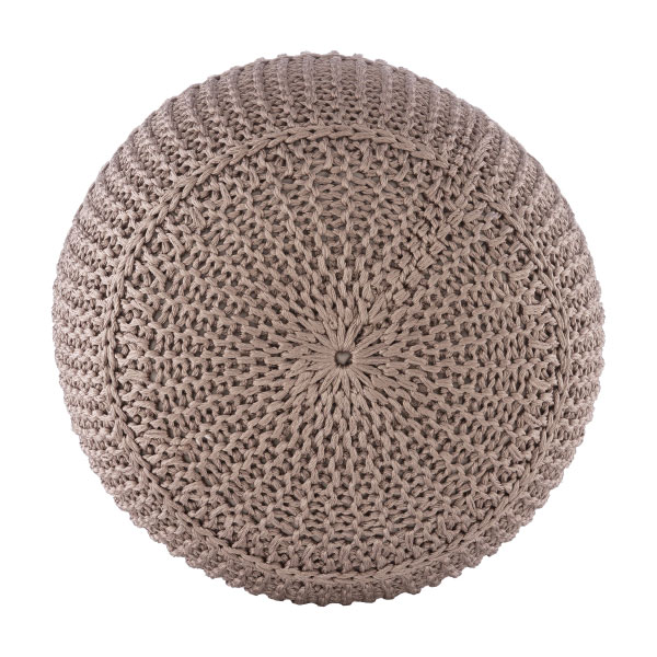 Dita Pouf- Medium Gray by Surya - Image 4